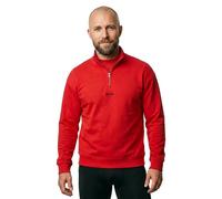 HUGO Felpa relaxed fit in cotone con colletto con zip - Style Durty244, 50525881 Rosso S
