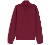 Hugo Felpa Con Mezza Zip Durty244 10249110 Red