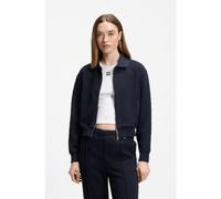 HUGO Felpa con zip e tirante della zip con logo scomposto - Style Dadrid, 50563134 Blu scuro M