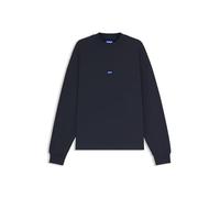 Hugo Felpa da Uomo Nedro in Cotone con Logo Blu, 415 Navy, XL
