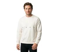 HUGO Felpa in cotone con ricamo logo e stampa grafica - Style Darislong, 50563465 Colore neutro XS