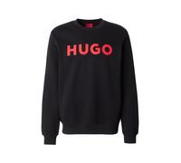 HUGO Felpa 'Dem' rosso / nero Uomo HUGO S
