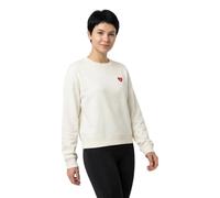 HUGO Felpa in terry di cotone con logo a cuore - Style Deroxina_7, 50555808 Bianco M