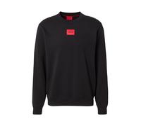 HUGO Felpa 'Diragol212' rosso / nero, Taglia XS