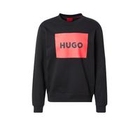 HUGO Felpa 'Duragol' rosso fuoco / nero Uomo HUGO XS
