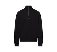 HUGO Felpa 'Durty244' nero / bianco, Taglia L