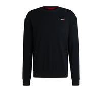 HUGO Felpa in misto cotone con logo con cuore - Style Alexandria Sweatshir, 50532027 Nero M