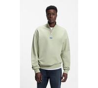 Hugo Neeler 10249110 Blue Half Zip Sweatshirt Verde L Uomo