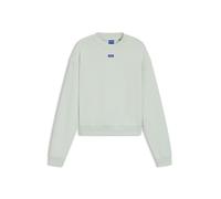 HUGO Felpa in terry di cotone con targhetta con logo - Style Delessa_B_1, 50534344 Calce M