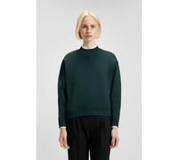 HUGO Felpa relaxed fit in terry di cotone con logo scomposto ricamato - Style Daxandria, 50527463 Verde scuro M
