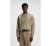 HUGO Felpa relaxed fit in terry di cotone con logo stampato - Style Dapocrew, 50525892 Marrone chiaro XL