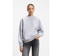 HUGO Felpa relaxed fit in terry di cotone con stampe grafiche - Style Classic Crew_B_4, 50566576 Grigio chiaro XL