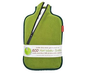 Hugo Frosch Eco Classic Comfort Softshell con Copertura e Isolante Zip Borsa dell' Acqua Calda, Unisex, Eco Classic Comfort with Softshell Cover And Insulating Zip, Bamboo, Taglia Unica