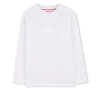 HUGO G00437 Maglietta da ragazzo, Bianco, 12 anni