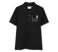 HUGO G00443 Polo da ragazzo, Nero, 14 anni