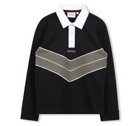 HUGO G00445 Polo da ragazzo, Nero, 16 anni