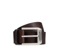 HUGO Gelio-c_sz40 Cintura, Marrone Scuro, 120 cm Uomo
