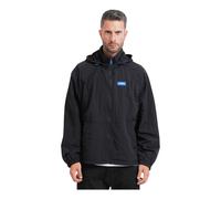 Hugo - Giacca con cappuccio full-zip e logo sul petto - - Jackets - Uomo - Nero - XL