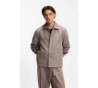 HUGO Giacca con fit moderno e styling da camicia - Style Jaro262X, 50559106 Marrone chiaro 44