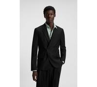 HUGO Giacca d’abito slim fit con chiusura con logo - Style Hans254F2X, 50549053 Nero 50