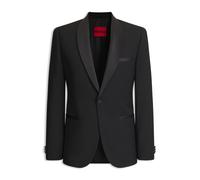 HUGO Giacca da smoking con revers a scialle in misto lana ad alte prestazioni - Style Arti264E2X-MH, 50570749 Nero 50