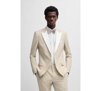 HUGO Giacca da smoking slim fit in misto lana - Style Henry244E1X, 50541039 Beige chiaro 52