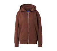 HUGO Felpa con cappuccio in terry di cotone con zip e logo goffrato - Style Doa_B_3, 50553980 Marrone M