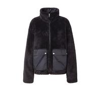 HUGO Cappotto in pelliccia sintetica con tasche applicate a contrasto - Style Fayla-1_B, 50563093 Nero S