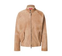 HUGO Giubbotto regular fit in pelle scamosciata - Style Loridge, 50553101 Beige XL