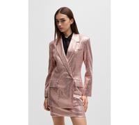 HUGO Giacca doppiopetto oversize con paillettes - Style Akesi-1, 50533089 Rosa chiaro 40