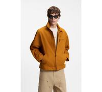 HUGO Giacca in cotone elasticizzato con tasca con zip sul petto - Style Blake2621, 50566076 Arancione S