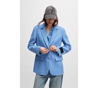 HUGO Giacca relaxed fit in bouclé lavorato - Style Areota-1, 50534453 Celeste 42