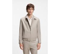HUGO Giacca slim fit in twill elasticizzato - Style Hellys261X, 50565804 Beige 48