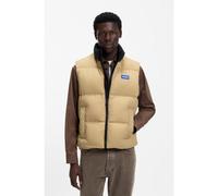 HUGO Gilet idrorepellente con etichetta con logo - Style Bodolino2541, 50546648 Beige XL