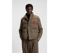 HUGO Gilet idrorepellente con targhetta con logo - Style Baltino2541, 50549787 Grigio L