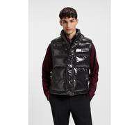 HUGO Gilet idrorepellente in tessuto lucido - Style Baltino2541, 50547981 Nero XXL
