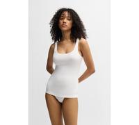 HUGO Gilets in jersey di cotone elasticizzato in confezione da due - Style TWIN VEST, 50469682 Bianco L