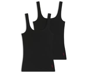 HUGO Gilets in jersey di cotone elasticizzato in confezione da due - Style TWIN VEST, 50469682 Nero XL