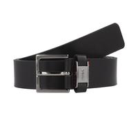 HUGO Giove-Mplate_Sz35 Cintura, Black1, 110 Uomo