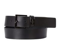 HUGO Giove-Mplate_Sz35 Cintura, Black1, 110 Uomo