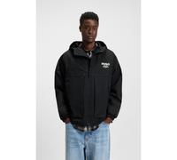 HUGO Giubbotto con cappuccio idrorepellente con logo stampato - Style Bod2531, 50548719 Nero XL