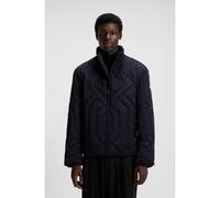 HUGO Giubbotto idrorepellente in satin trapuntato - Style Barino2541, 50546223 Blu scuro L