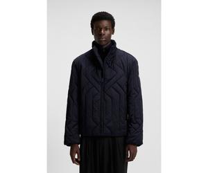 HUGO Giubbotto idrorepellente in satin trapuntato - Style Barino2541, 50546223 Blu scuro M