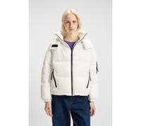 HUGO Giubbotto imbottito idrorepellente con cappuccio rimovibile - Style Farida-1_B, 50546393 Bianco XL