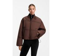 HUGO Giubbotto imbottito oversize con dettagli di cucitura - Style Flume-1_B, 50567756 Marrone M