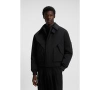 HUGO Giubbotto imbottito regular fit in tessuto idrorepellente - Style Bardo2541, 50546200 Nero L