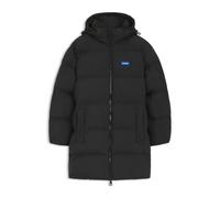 HUGO Giubbotto imbottito relaxed fit con rivestimento idrorepellente e cappuccio regolabile - Style Bodi2541, 50546653 Nero M