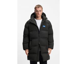 HUGO Giubbotto imbottito relaxed fit con rivestimento idrorepellente e cappuccio regolabile - Style Bodi2541, 50546653 Nero M