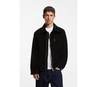 HUGO Giubbotto in velluto a coste con zip frontale e taschino sul petto - Style Braxton264W1, 50567791 Nero XL
