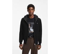 HUGO Giubbotto relaxed fit con cappuccio e dettagli con logo - Style Syloron, 50570387 Nero XL